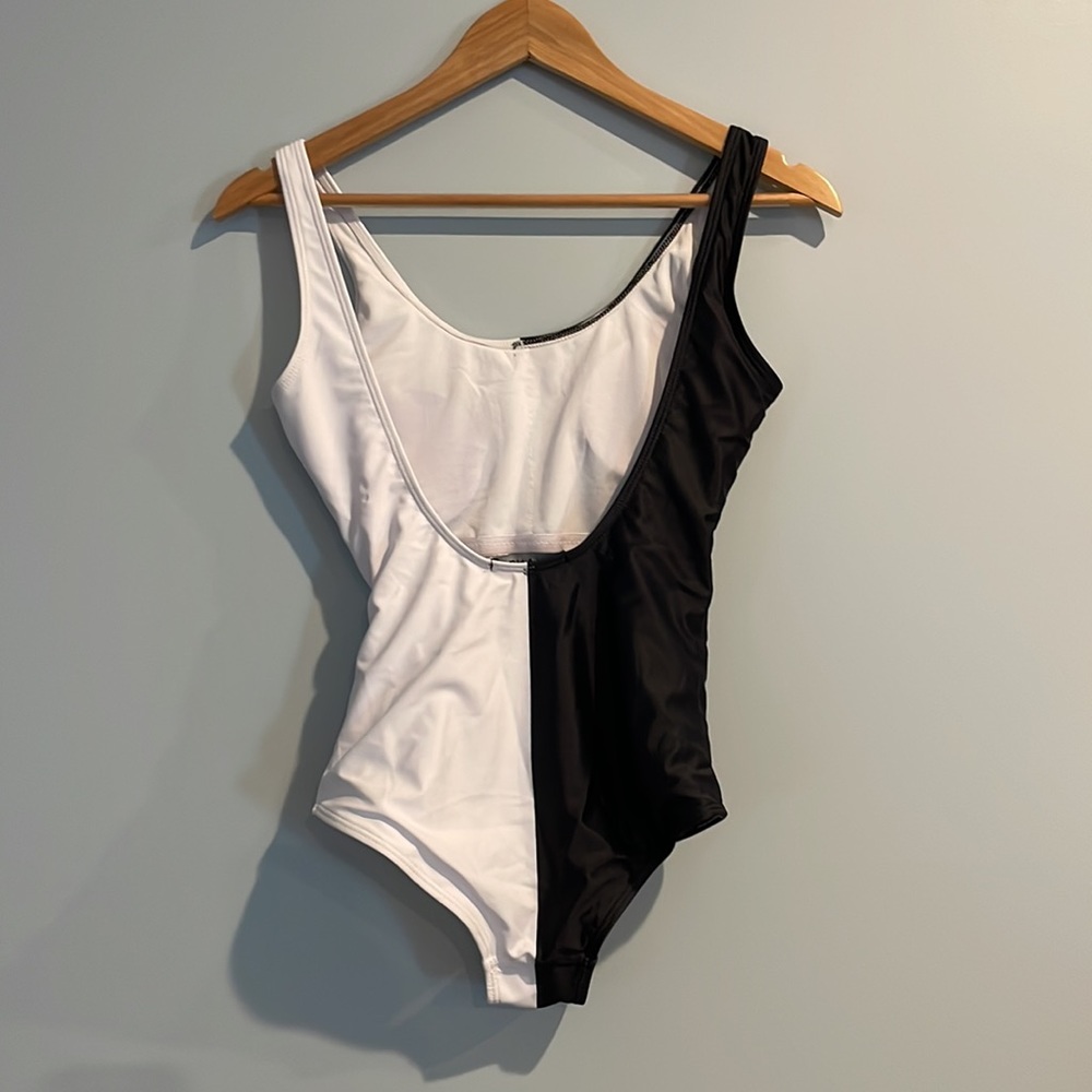 Black and White CC Swimsuit